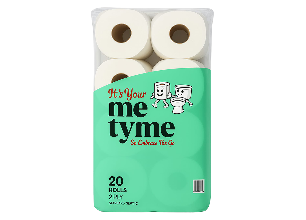 ME TYME Toilet Paper 20 Rolls